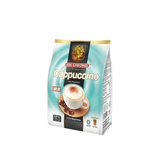 Aik Cheong Microground Cappuccino (Kopi Pracampur) Cafe Art 12 Sachets 306g