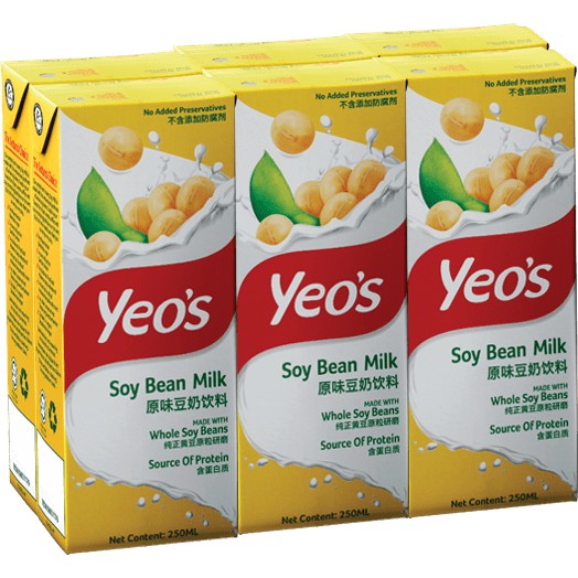 Yeo's Soya Bean Drink 6*250ml