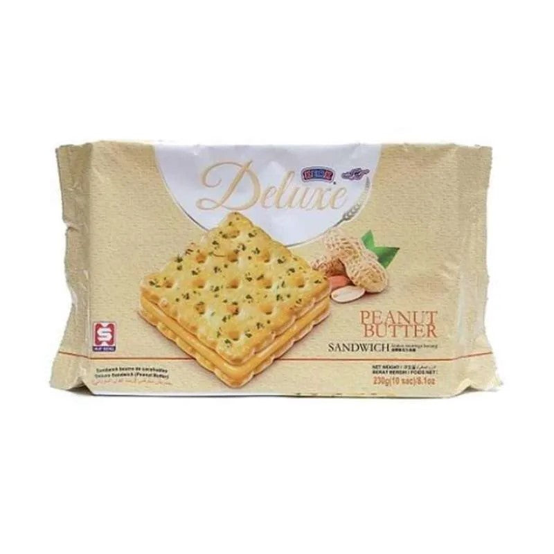 Kerk Deluxe Peanut Butter Flavour Crackers 184g