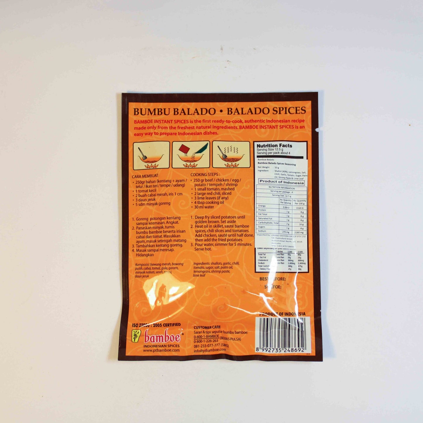 BAMBOE BUMBU BALADO 50G