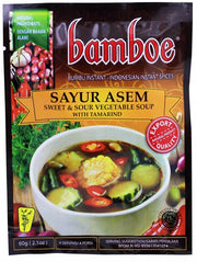Bamboe Bumbu Sayur Asem (Spice Mix for Sweet & Sour Vegetable Soup) 60g