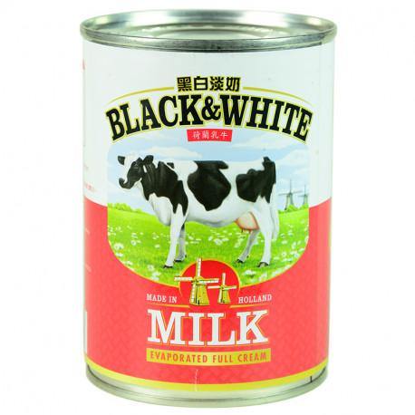 Black & White Full Cream Evaporated Milk 410g