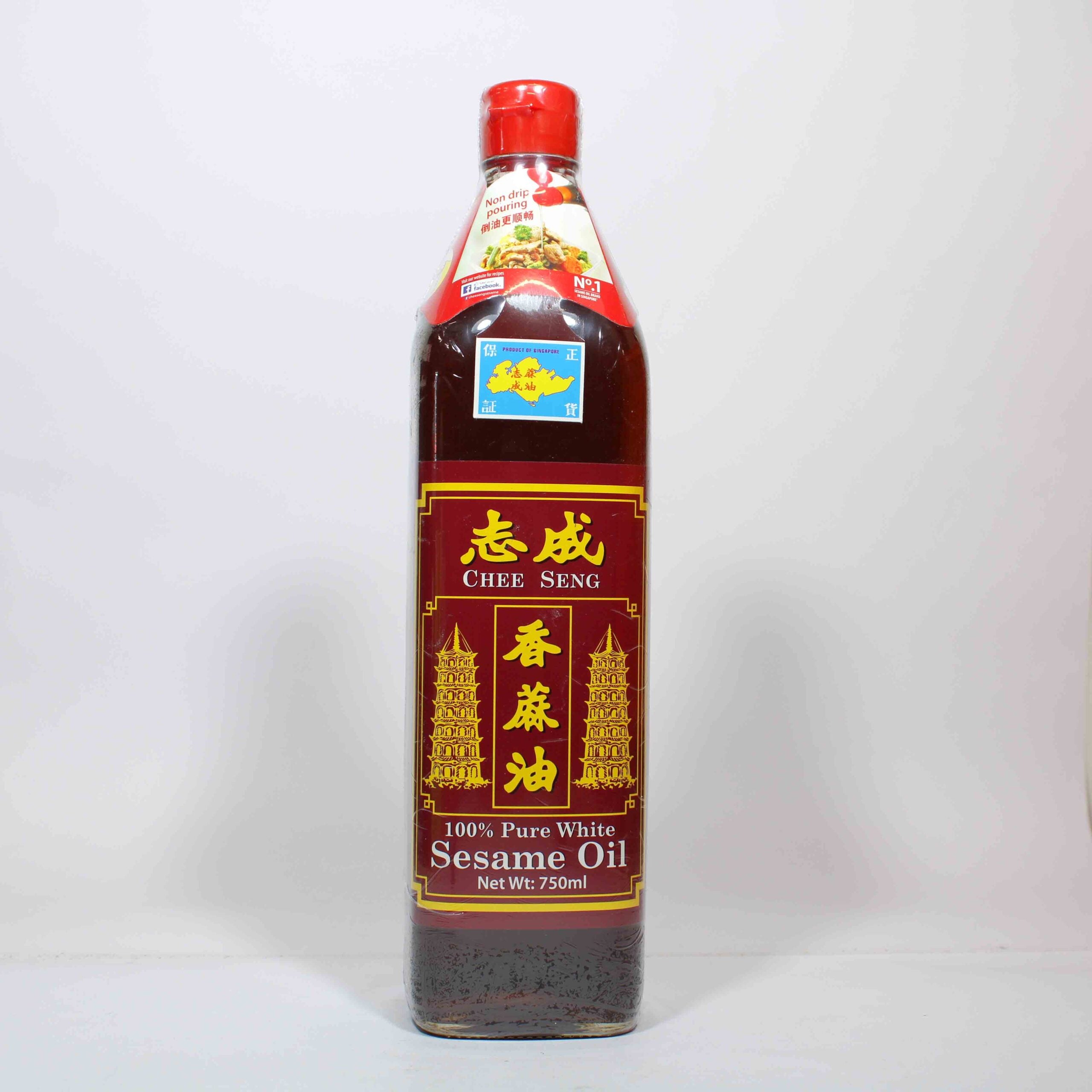 Chee Seng 100% Pure White Sesame Oil 750ml
