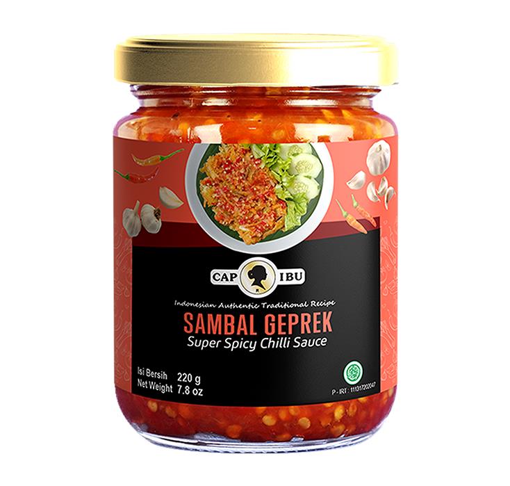 Cap Ibu Sambal Geprek (Super Spicy Chilli Relish) 200g