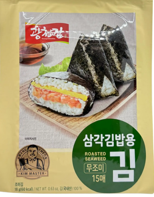 Kwangcheon Kim Dried Laver for Triangle Kimbap 18g