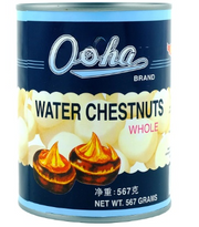 Osha Water Chestnuts Whole 567g
