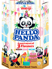 Meiji Hello Panda Biscuits Assortment of 3 Flavours 234g