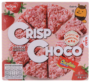 Nissin Crisp Choco Choco Flakes Strawberry Flavour 44g