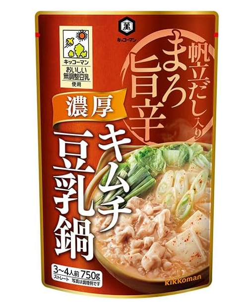 Kikkoman Thick Kimchi Soy Milk Flavour Hot Pot 750G
