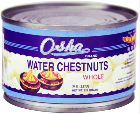 Osha Water Chestnuts Whole 227g