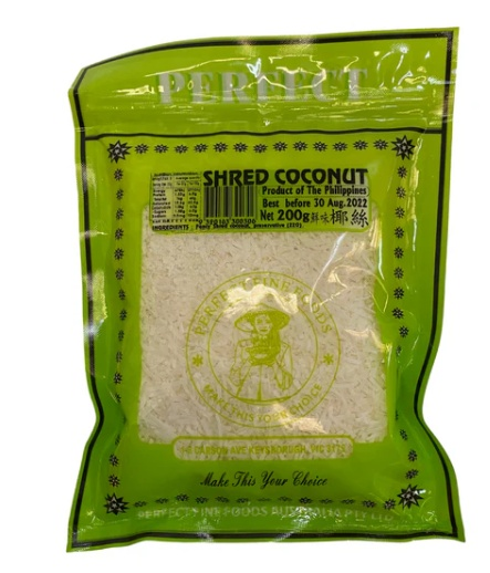 Perfect Fine Foods Shredded Coconut 200g