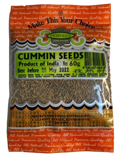 Perfect Fine Foods Cumin Seeds 50g