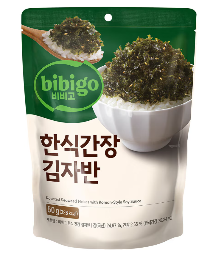 CJ Bibigo Seasoned Soy Sauce with Seaweed & Butter 50g