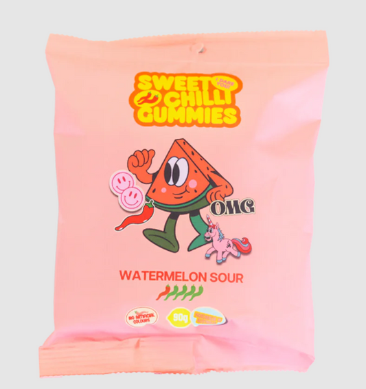 Sweet Chilli Watermelon Sour Gummies 90G