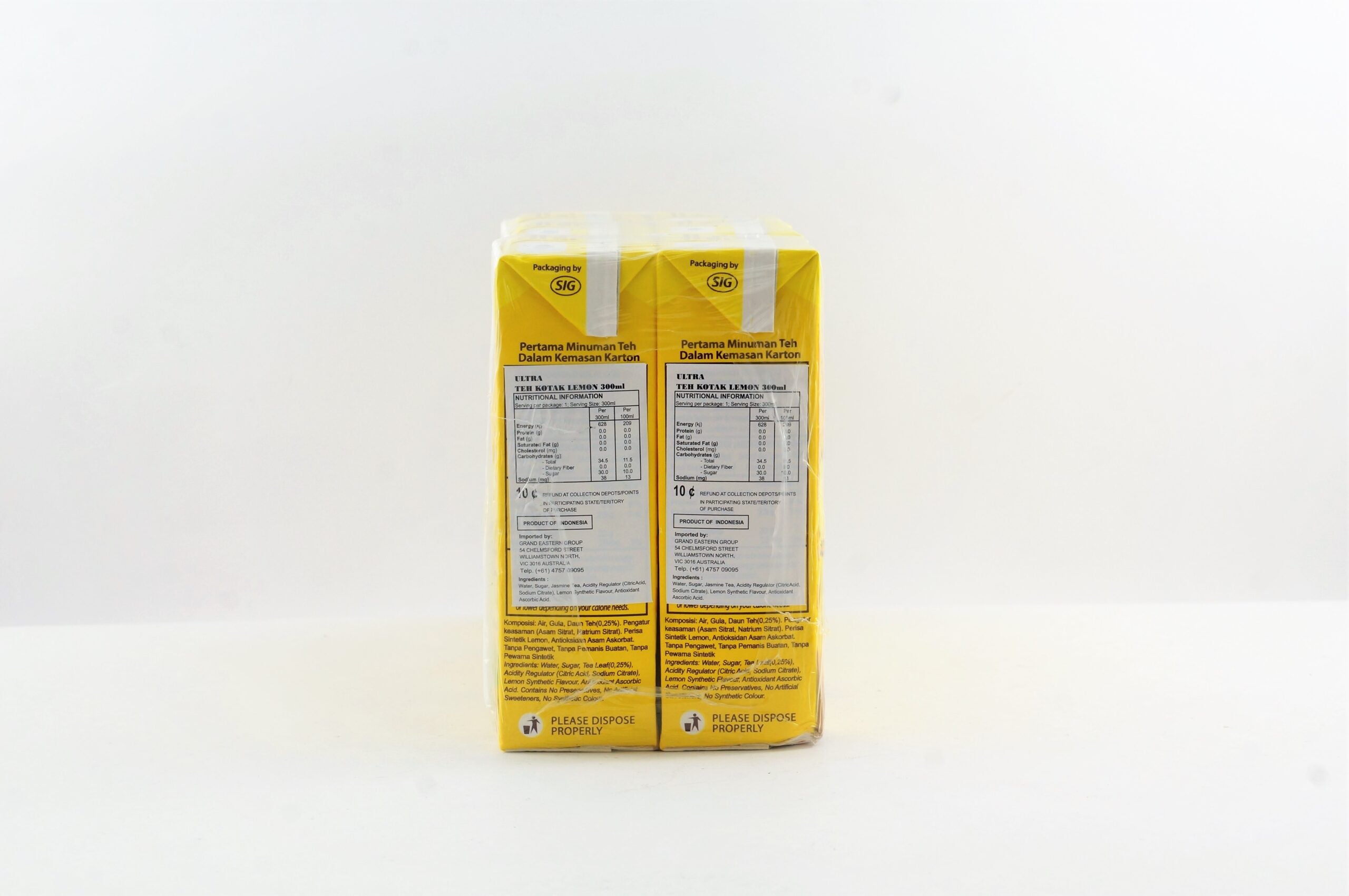 ULTRA Teh Kotak Rasa Lemon 6 x 200ml