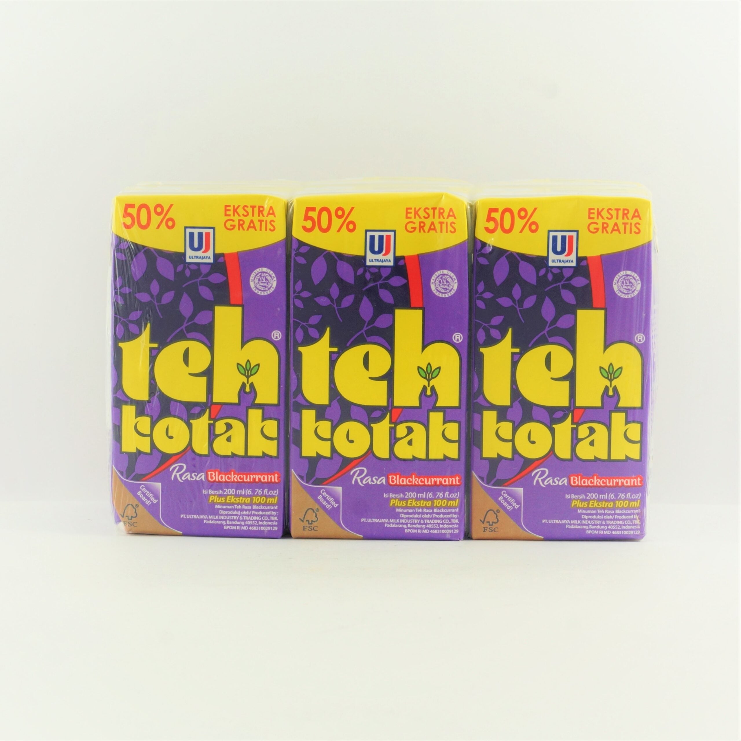 Ultra Teh Kotak Rasa Blackcurrant 6P