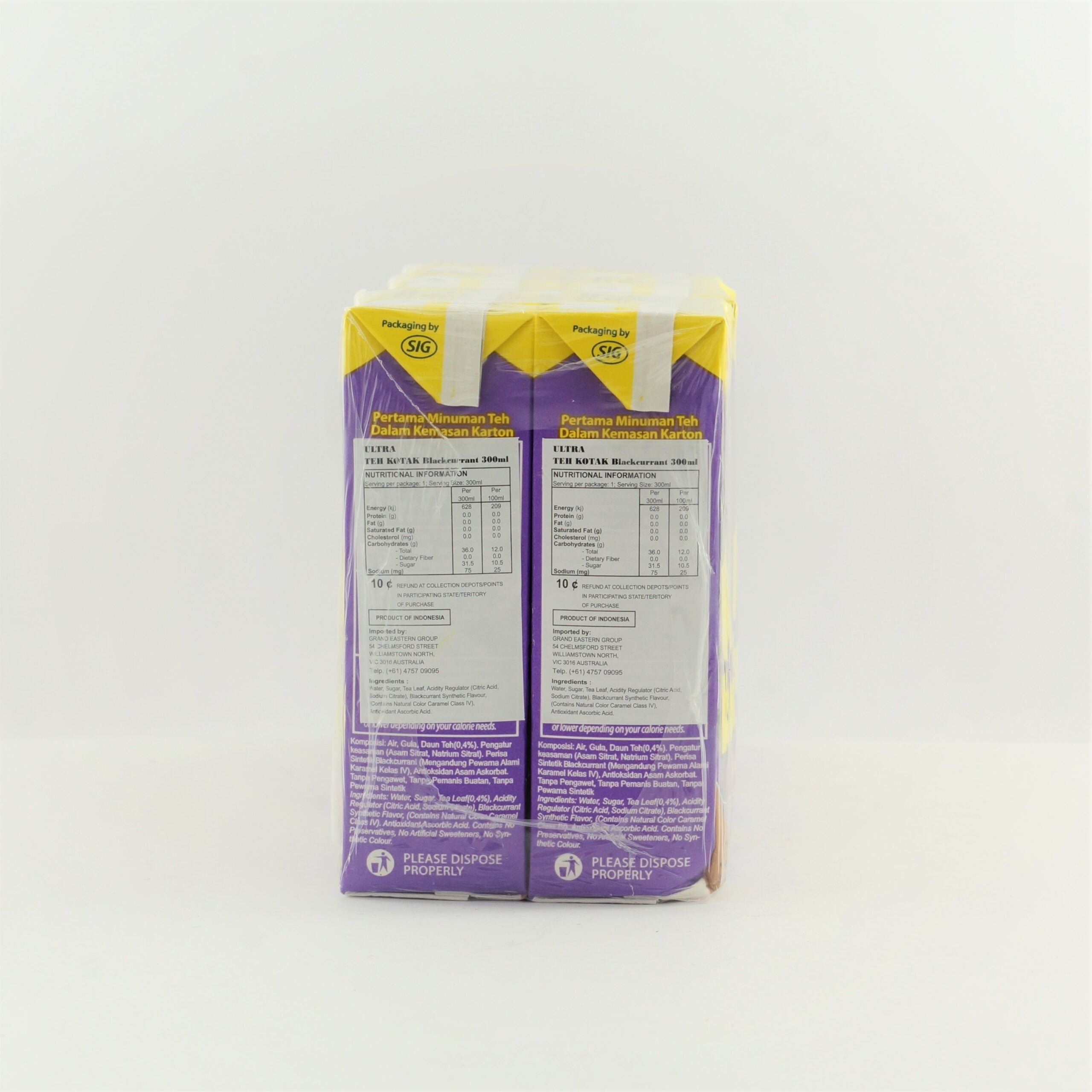 Ultra Teh Kotak Rasa Blackcurrant 6P