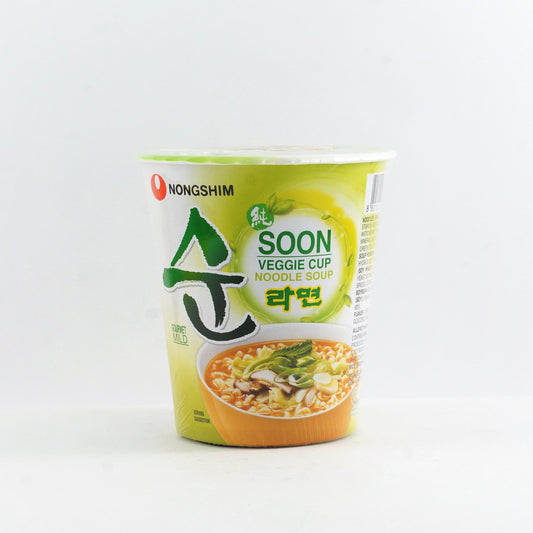 Nongshim Soon Veggie Cup Noodle Soup 67g