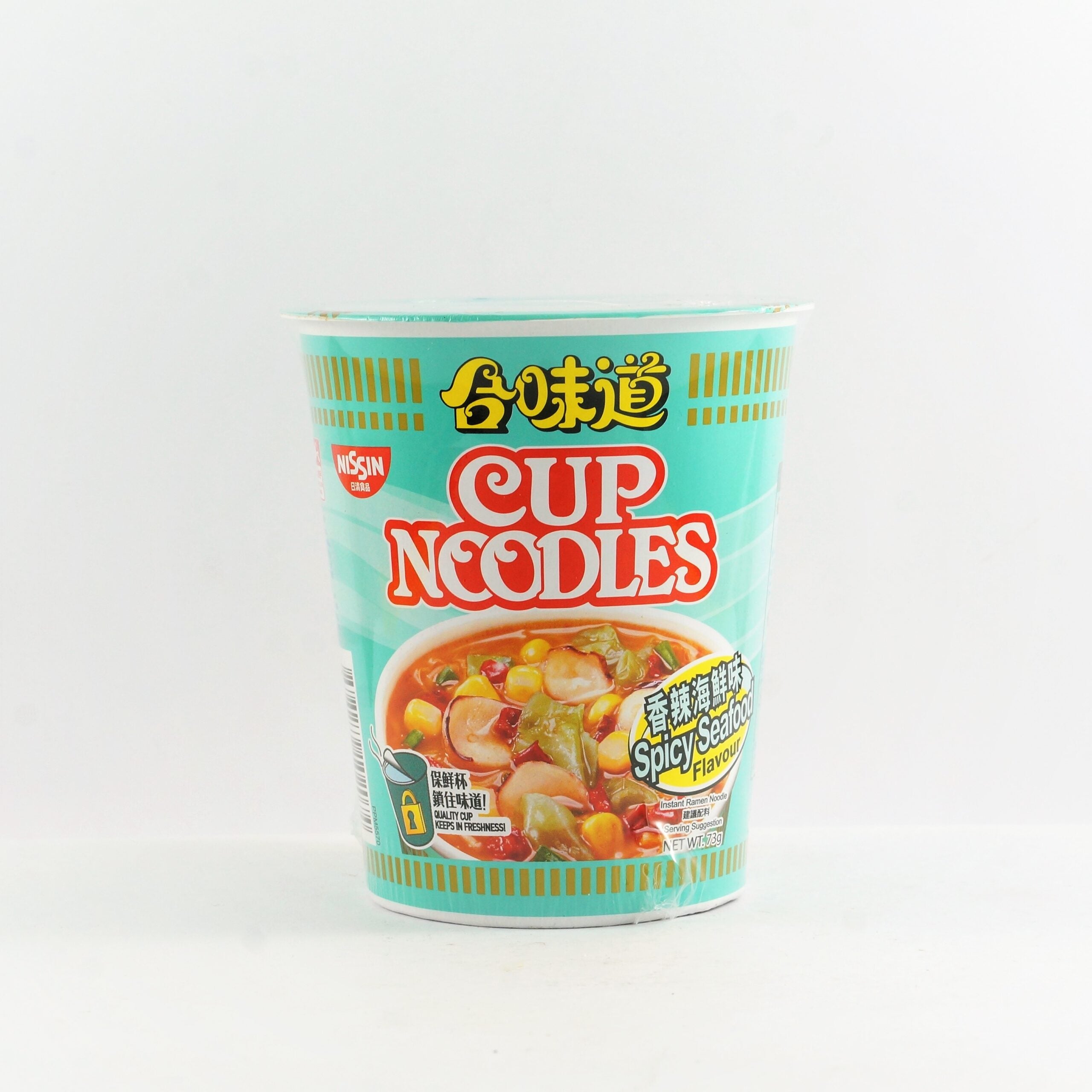 NISSIN CUP NOODLE SPICY SEAFOOD 73G