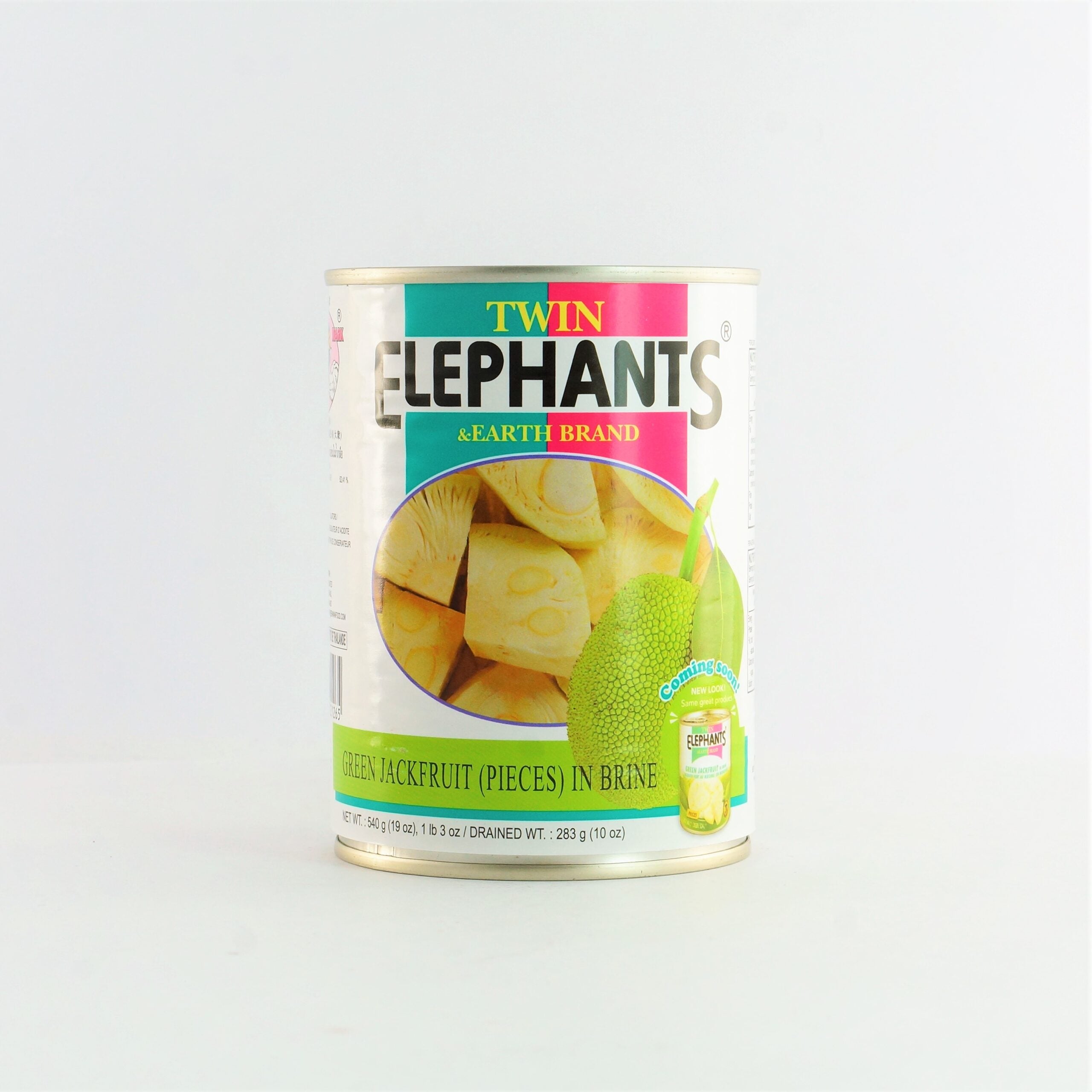 Twin Elephants Green Jackfruit in Brine 540g