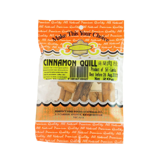 Perfect Fine Foods Cinnamon Quill 20G