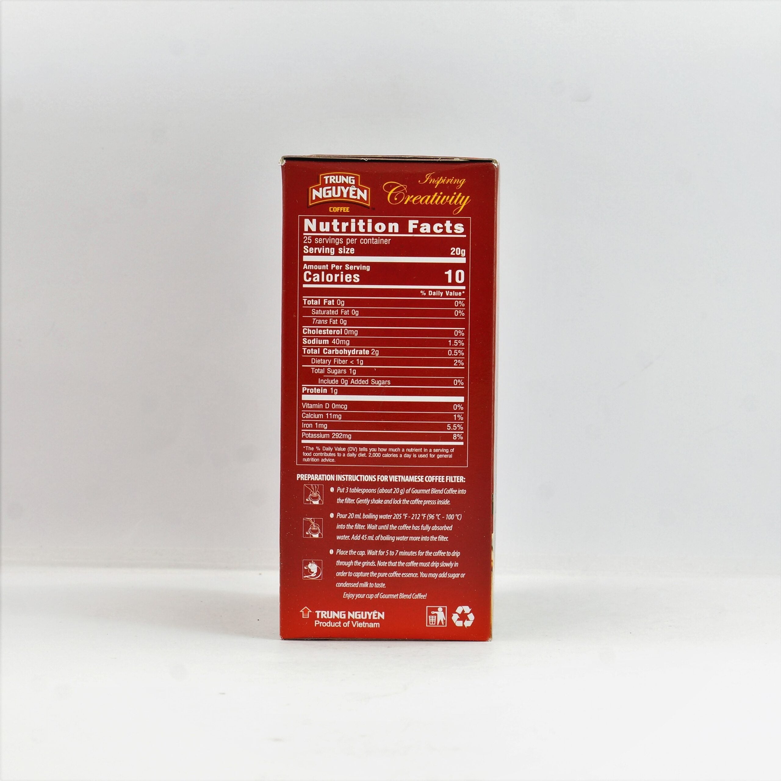 Trung Nguyen Gourmet Ground Coffee 500G