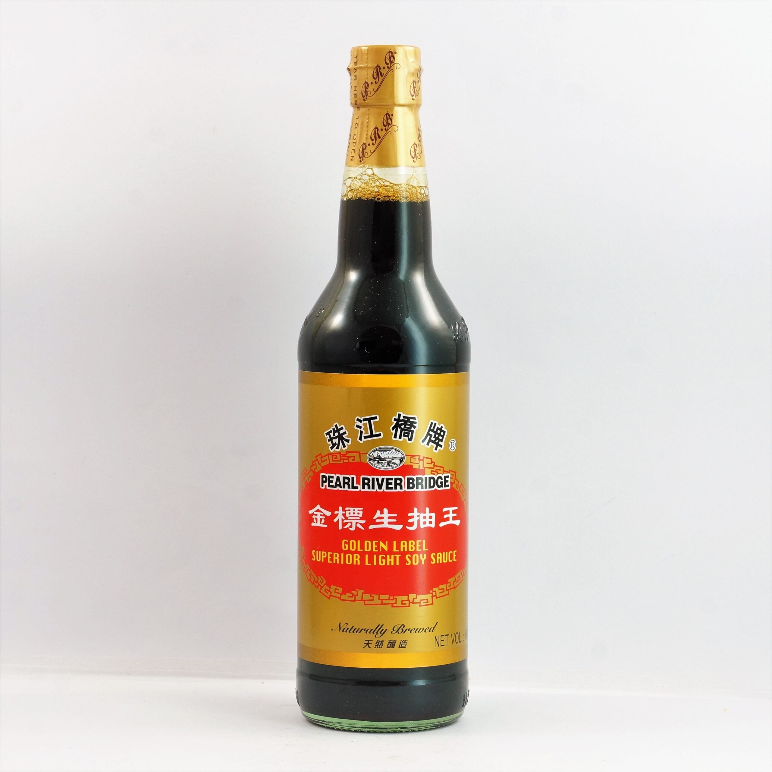 PEARL RIVER GOLDEN LABEL SUPERIOR LIGHT SOY SAUCE  600ML