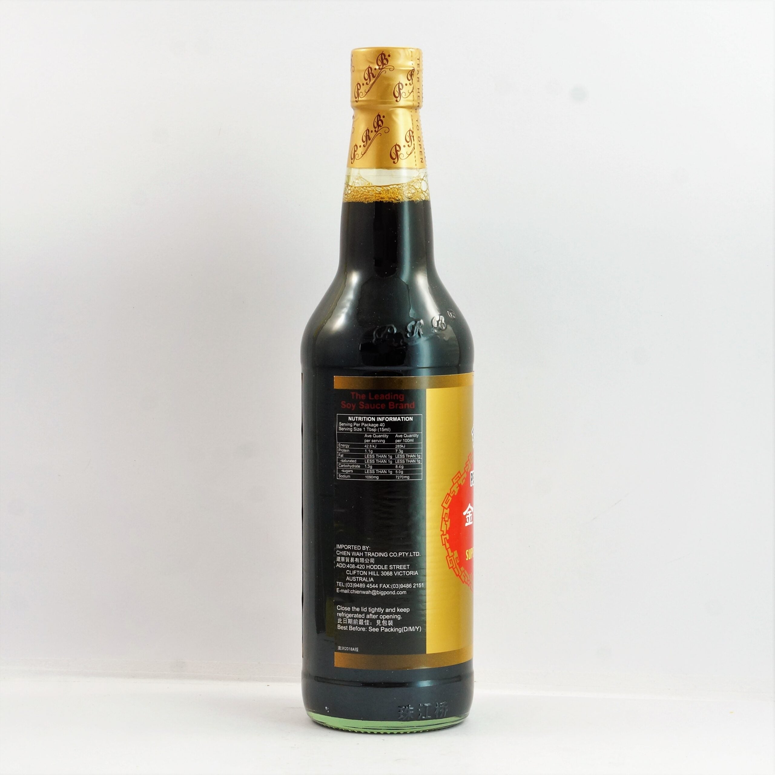 PEARL RIVER GOLDEN LABEL SUPERIOR LIGHT SOY SAUCE  600ML