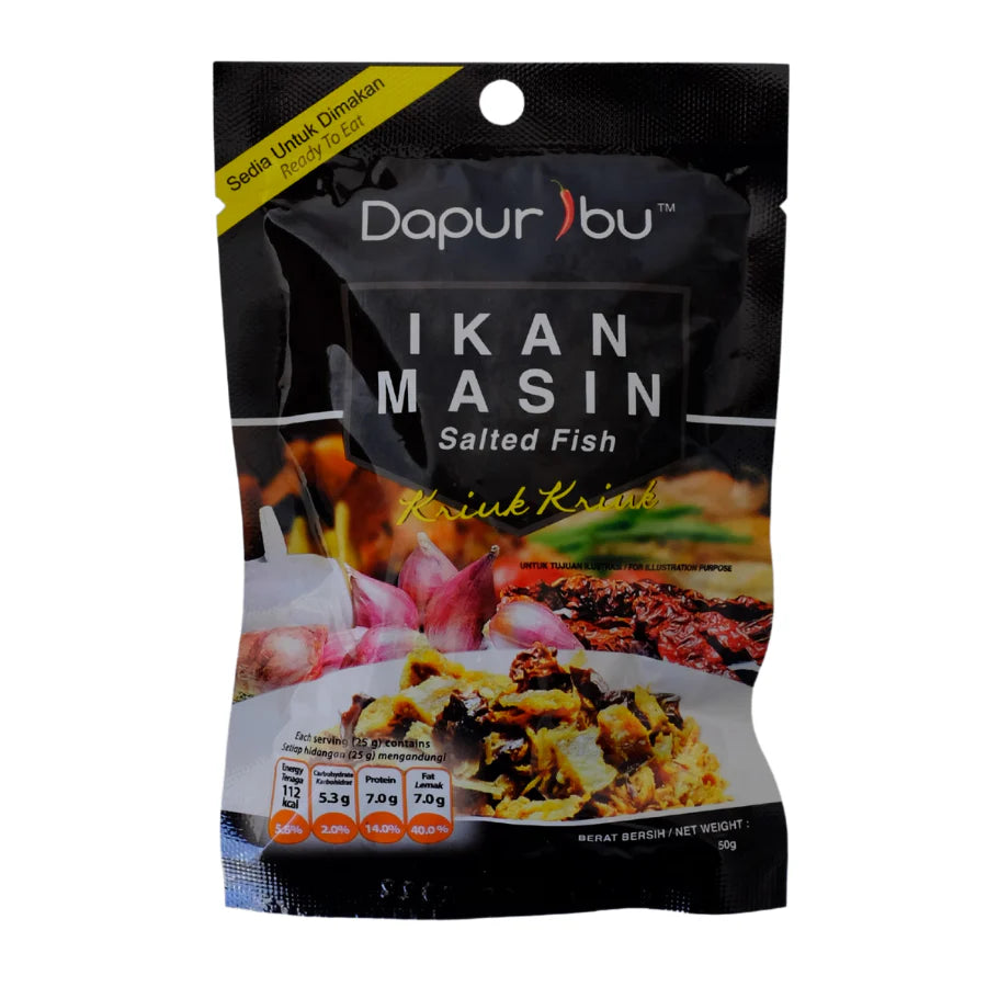 Dapur ibu Ikan Masin Salted Fish 50g