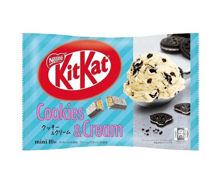 Nestle KitKat Cookie & Cream Flavour Mini Chocolate 10P