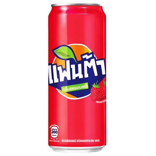 Fanta Strawberry Flavour Soda 325ml*6