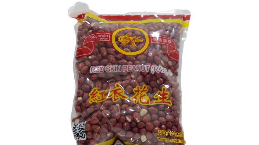Gold Fish Brand Red Skin Peanut (Raw) 1kg