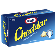 Kraft Cheddar Block 500g