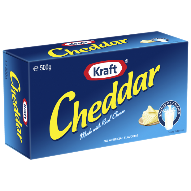Kraft Cheddar Block 500g