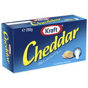 Kraft Cheddar Block 250g