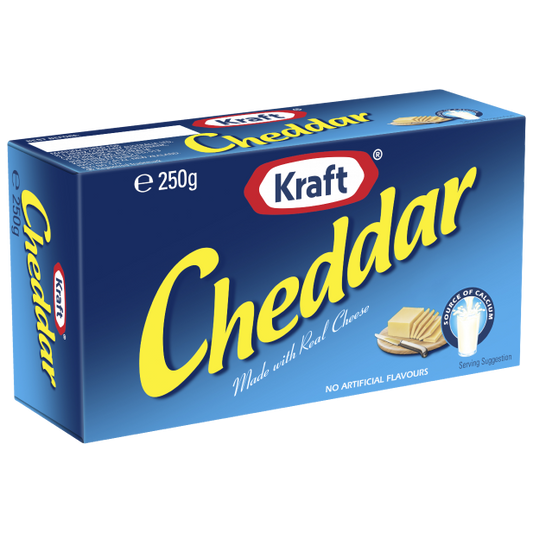 Kraft Cheddar Block 250g