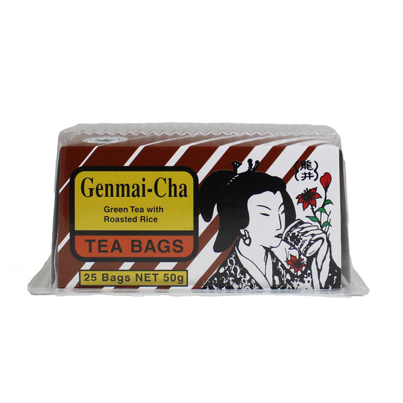 Ryui Japanese-Style Green Tea with Roasted Rice – Genmai Cha 50G