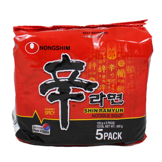 Nongshim Shin Ramyun Noodle 5 Pack