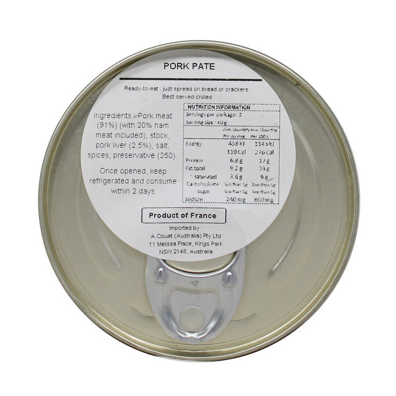 HENAFF PORK PATE 80G