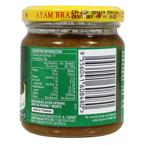 AYAM THAI GREEN CURRY PASTE 195G