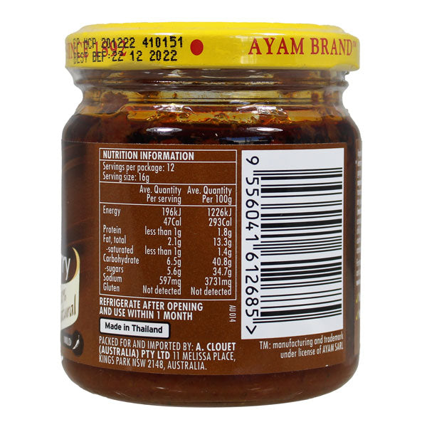 AYAM THAI MASSAMAN CURRY PASTE 195G