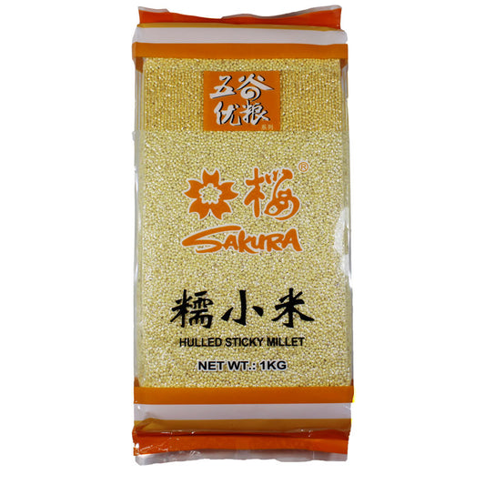 SAKURA HULLED STICKY MILLET 1KG