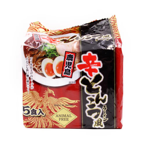 Higashimaru Kagoshima Ramen Spicy Tonkotsu Flavour 5P