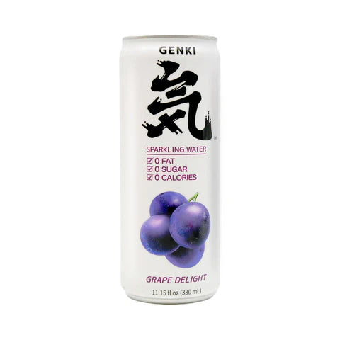 Genki Forest Grape Delight Sugar Free Sparkling Water 330ml*6