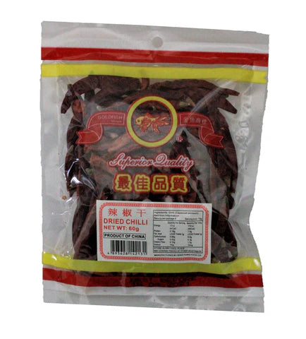 Gold Fish Brand Dried Chilli Small 60g