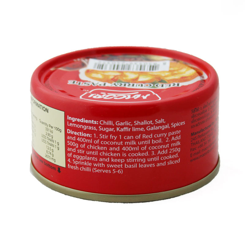 Maesri Red Curry Paste 114G