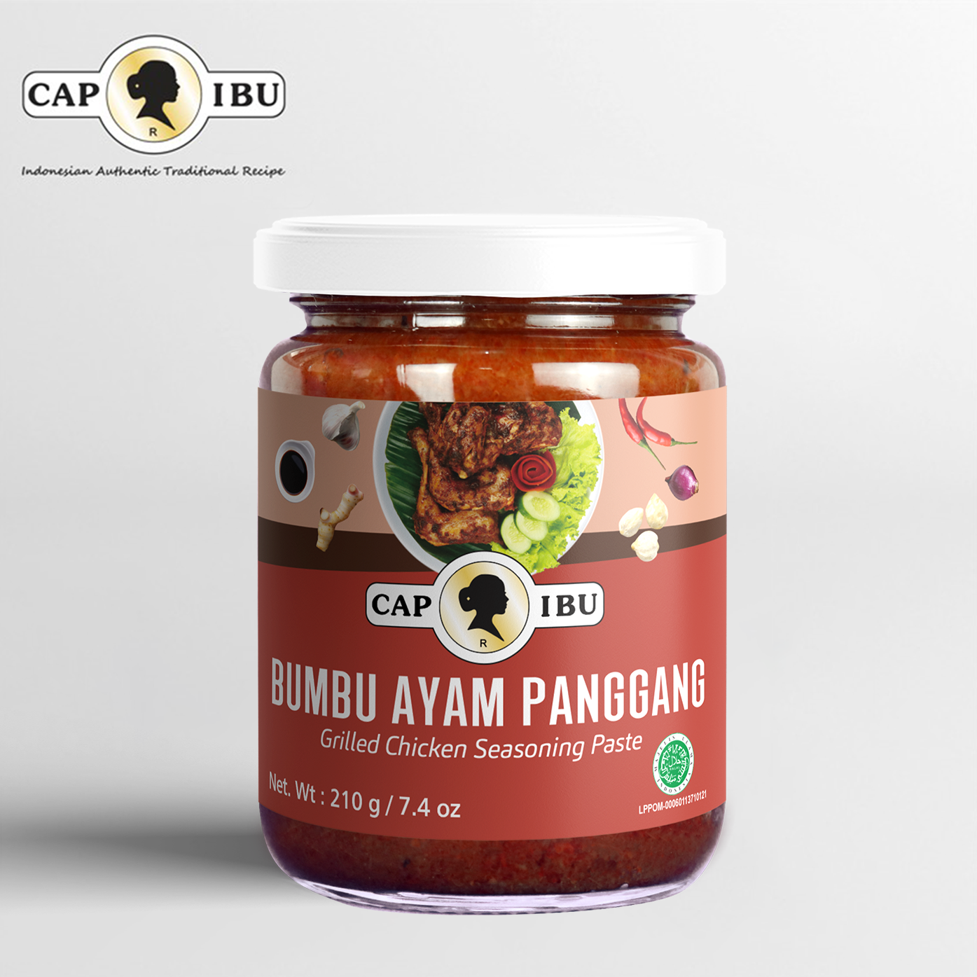 Cap Ibu Bumbu Ayam Panggang (Grilled Chicken Seasoning Paste) 210g
