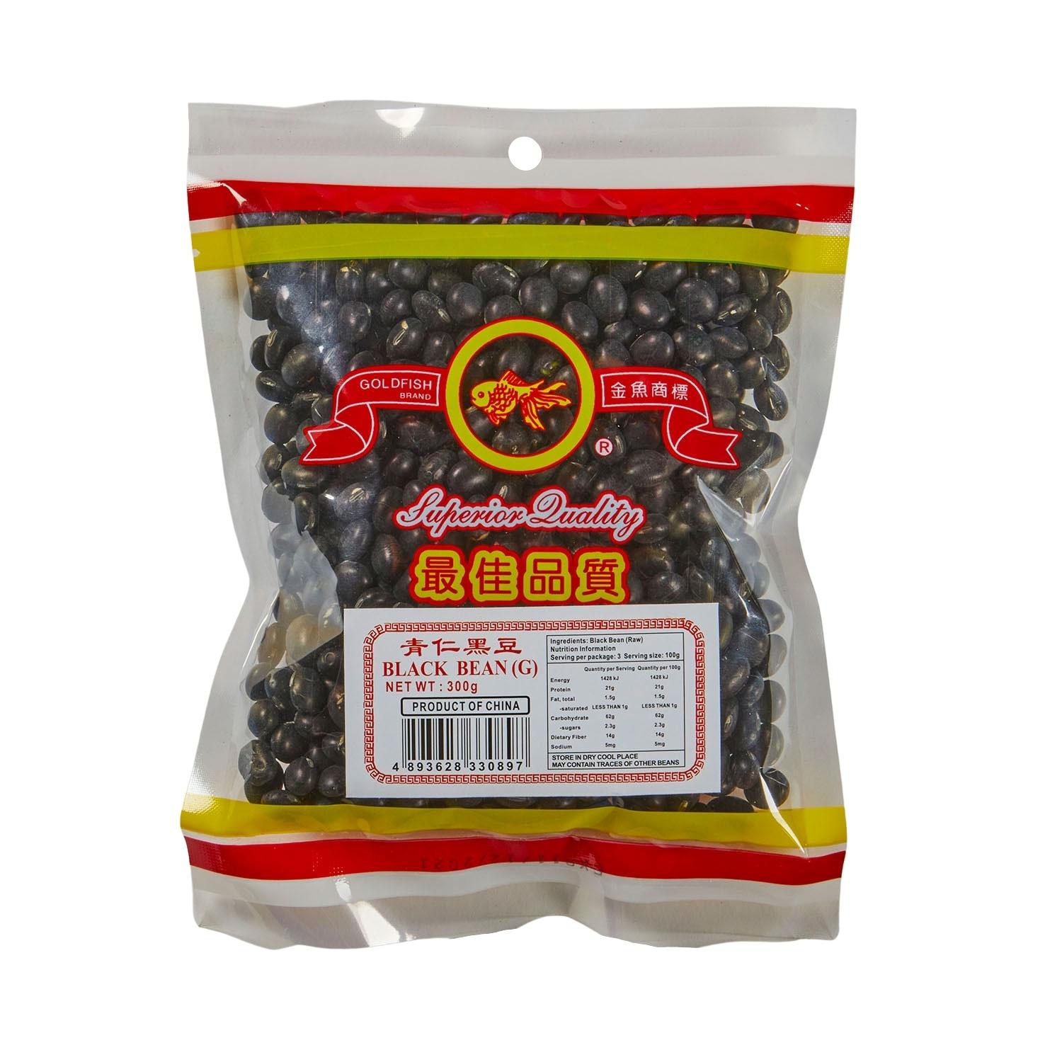 Gold Fish Brand Black Bean Green Core 300G