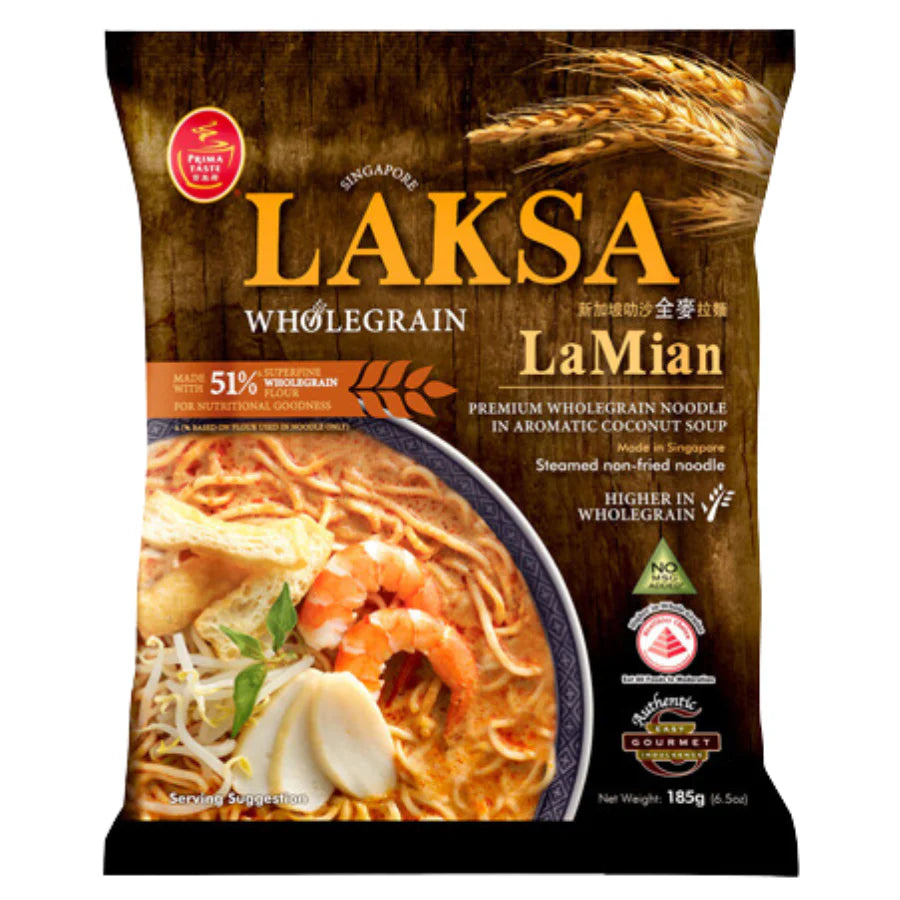 Prima Taste Laksa Wholegrain LaMian 185g