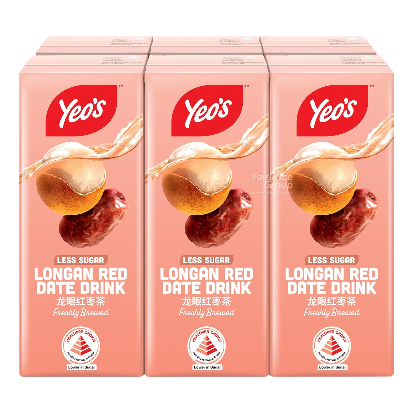 Yeo's Longan Red Date Drink 6*250ml